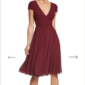 Dress the Population Capped sleeve dress